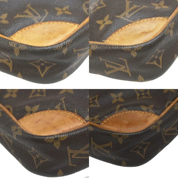 LOUIS VUITTON Danube Shoulder Bag Monogram Leather Brown France M45266 31EF095 - Picture 7 of 16